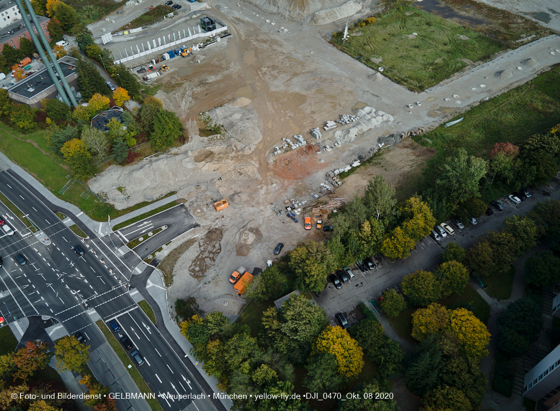 09.10.2020 - Baustelle Alexisqaurtier und Pandion Verde in Neuperlach 09.10.2020 - Baustelle Alexisqaurtier und Pandion Verde in Neuperlach